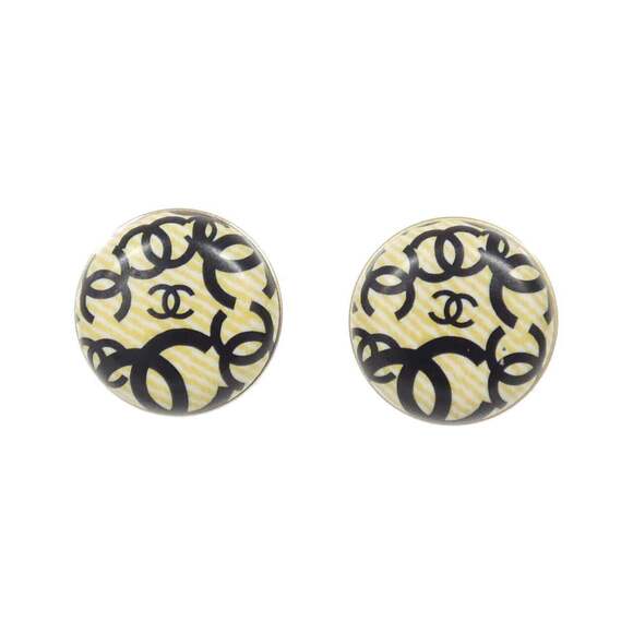 CHANEL Black Earrings